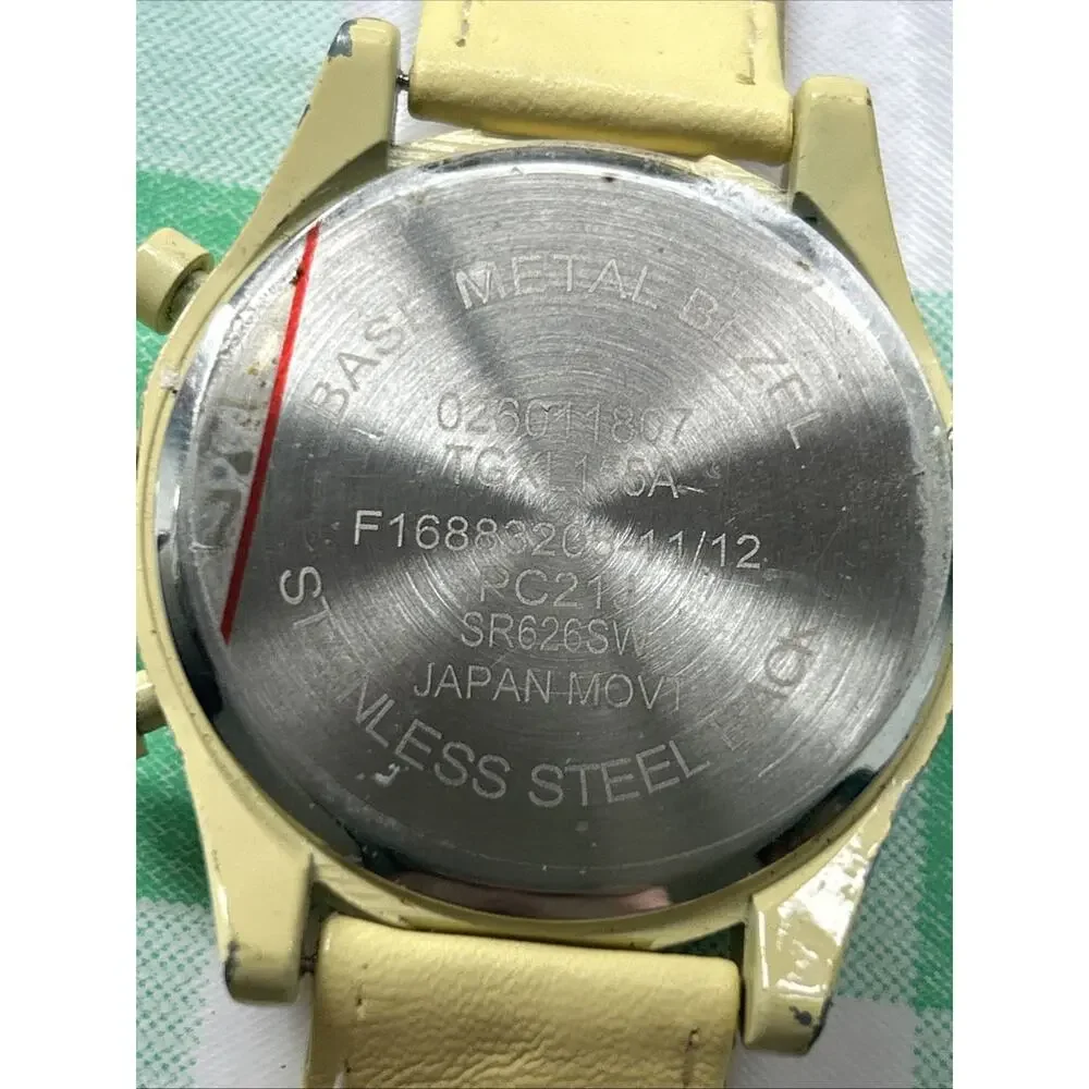 All Yellow Unisex Quartz Watch
